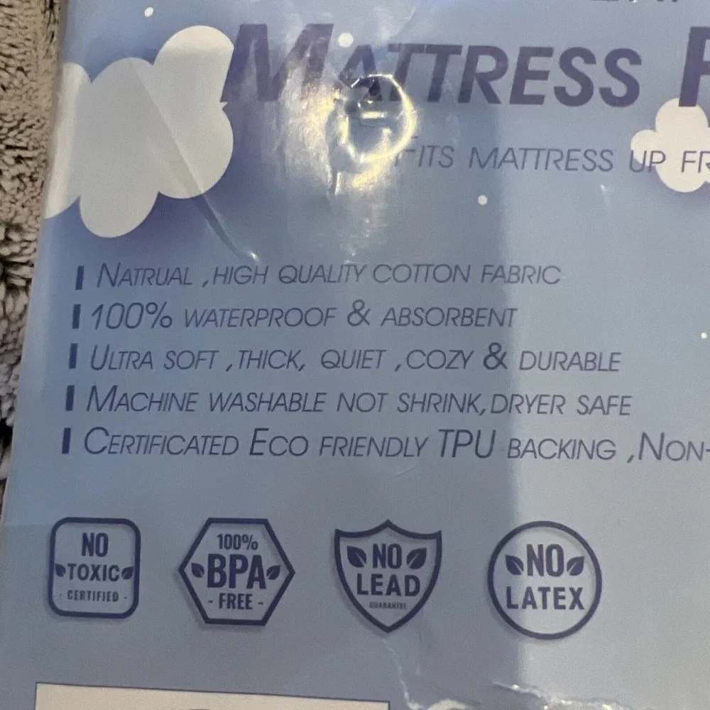 Little Twinkle Premium Waterproof Mattress Protector Fits 13” to 18”